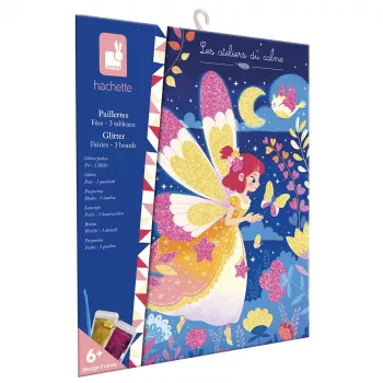 Janod Glitter Fairy Craft Kit for Children Aged 6 and Up