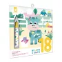 Janod Reusable Water Colouring Book Farm My Arts & Crafts 18m+