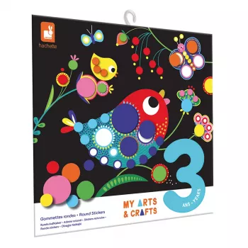 Janod My Arts & Crafts Round Stickers Creative Multicolour Kit