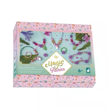 Janod Magic Fairies Creative Jewellery Craft Kit with Storage Box, 6+
