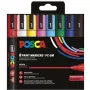 POSCA Uni-Ball Marker UNI PC-5M 8-Piece Basic Set (182558)