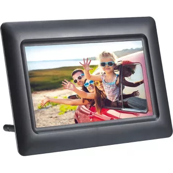 AGFAPHOTO Agfa Photo LED HD 7 Digital Photo Frame with Clock and Calendar APF700 Black