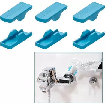 HAZET 762-018/6 Protective Jaw Set 180 mm Aluminium with Rubber Inserts