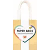 Folia Gift Bags Gold Glossy Small 10-Pack