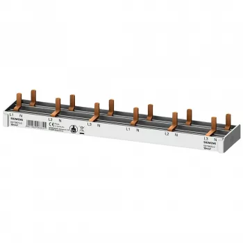 SIEMENS 5ST3675-0 Pin Busbar 10mm² 3p/N 6xAFD+6xComp. 12TE
