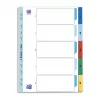 Oxford Index A4 1-5 Multicoloured 5 Tabs 1 Set