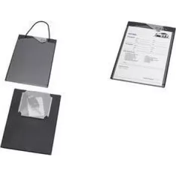 MAUL 2334690 Car Order Folder with Clipboard and Key Pocket, A4, Black