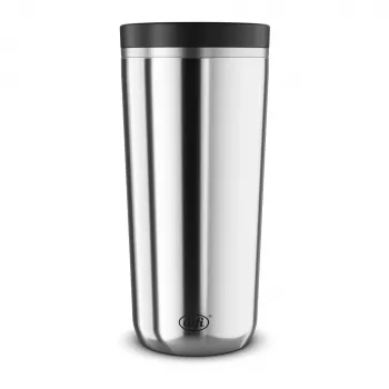ALFI Insulated Cup Coffee Mug Silver 380 ml
