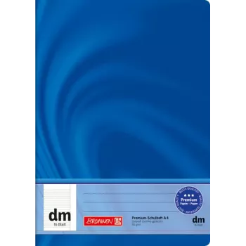 Brunnen Exercise Book 1046814 DIN A5 Thread Stitching Lined 48 Sheets - A5