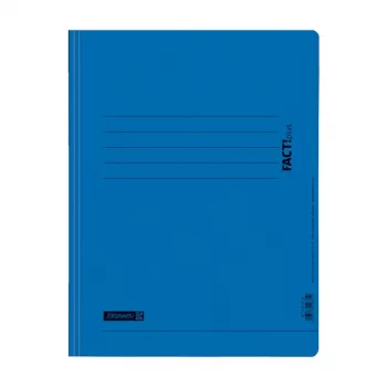 BRUNNEN FACT!plus Spiral Binder A4 Cardboard Blue