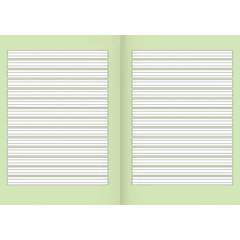 BRUNNEN Recycling School Exercise Book Ruling 2 Lined With Margin All Round, Year 2