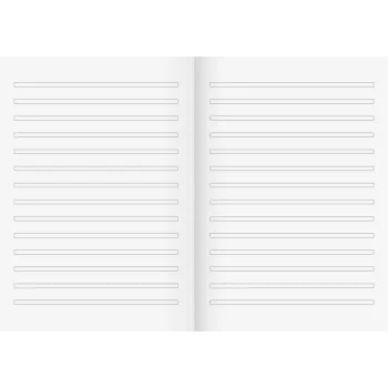 BRUNNEN Recycling School Exercise Book Ruling 3 Lined Without Margin, Year 3