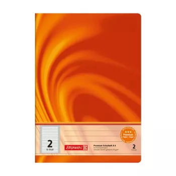 BRUNNEN Vivendi A4 School Exercise Book Ruling 2 Lined 16 Sheets 32 Pages