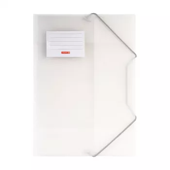 BRUNNEN FACT!pp Document Folder DIN A4 White Transparent