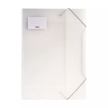 BRUNNEN FACT!pp Drawing Folder DIN A3 White Transparent