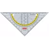 BRUNNEN set square OFFICE TO GO 16.0 cm transparent