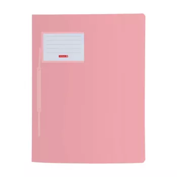 BRUNNEN FACT! exercise book folder polypropylene pastel pink translucent A4