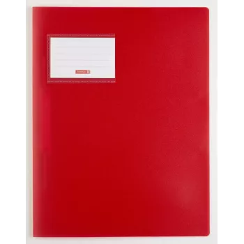 BRUNNEN FACT! exercise book folder A4 PP red 150 sheets