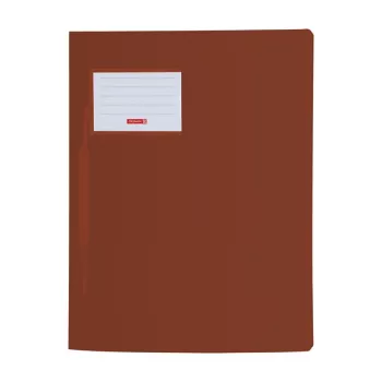 BRUNNEN FACT! exercise book folder polypropylene brown translucent A4