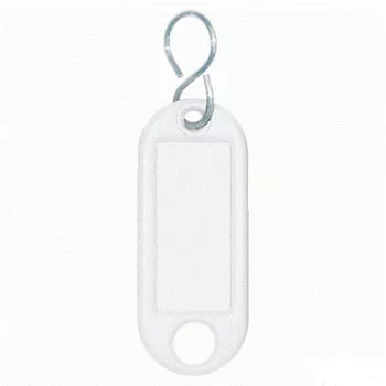 WEDO Magnetic Clip White 52 mm 21 mm 10 Pieces