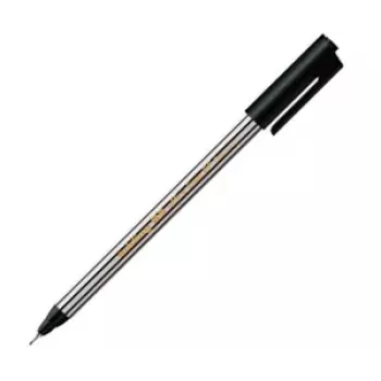 EDDING 89 Fineliner Pen Black 0.5 mm Water-Based Ink Round Plastic Barrel