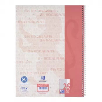 Oxford College Block A4+ 80 Sheets 90 g/m² Squared 4-Hole Punched Right Margin White