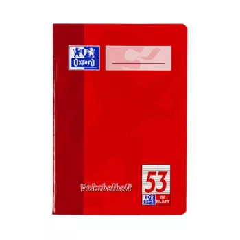 Oxford 100050336 Notebook A4 90 g/m2 Red