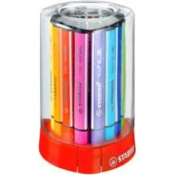 STABILO Trio Scribbi Fibre Pen - 2 mm - 12-Pack - Assorted Colours