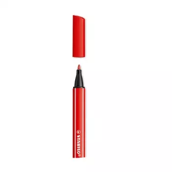STABILO pointMAX Fineliner Pen - Red - 0.8 mm - Medium - Water-Based Ink - Nylon Fibre Tip