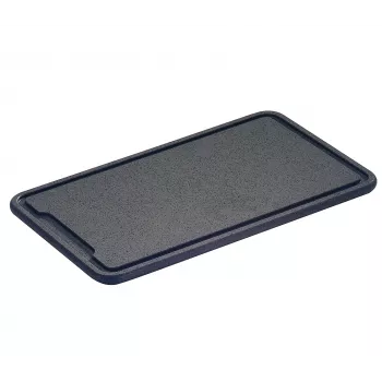 Zassenhaus Cutting Board Plastic Dark Grey 42x27x1.5cm