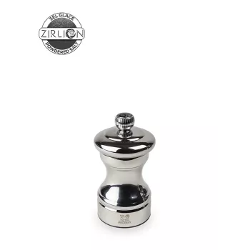 Peugeot Bistro Chef Shiny Salt Mill 10 cm Shiny Chrome (44244S)
