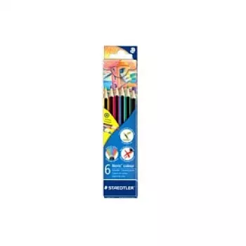 STAEDTLER Noris colour 185 Coloured Pencils - Assorted Colours - 6-Pack
