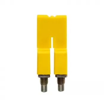 Weidmüller Feed-Through Terminal, Screw Connection, 24 A, 800 V, 2 Connections, Dark Beige, DIN Rail Mounting