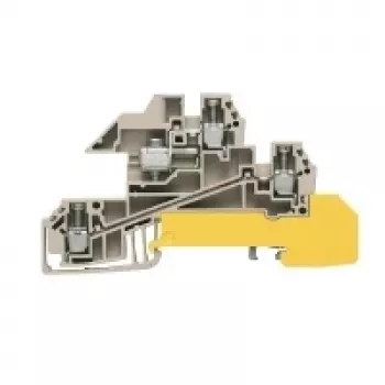 Weidmüller Feed-Through Terminal, Beige, 2.5 mm², 24 A, 50 Pieces