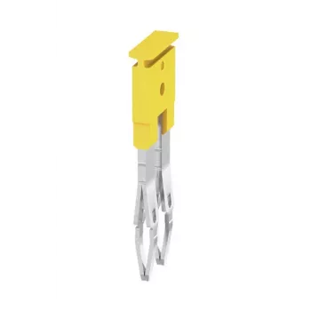 Weidmüller ZQV 2.5/2 Cross-Connector, 2.5 mm², 2-Pole, Yellow, 60 Pieces