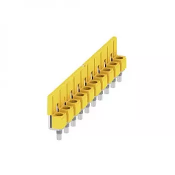 Weidmüller WQV 10/10 cross-connector, 10-pole, 10 mm², yellow, polyamide, 20 pieces