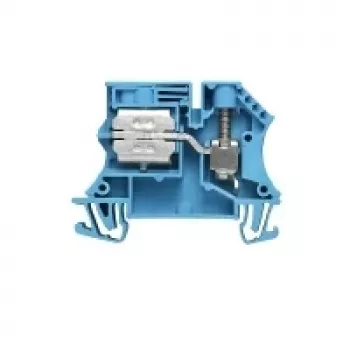 Weidmüller feed-through terminal, screw connection, 2.5 mm², 500 V, 24 A, dark beige, DIN rail