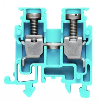 Weidmüller AKZ 2.5 BL feed-through terminal, blue, screw connection, 2.5 mm², 800 V, 24 A
