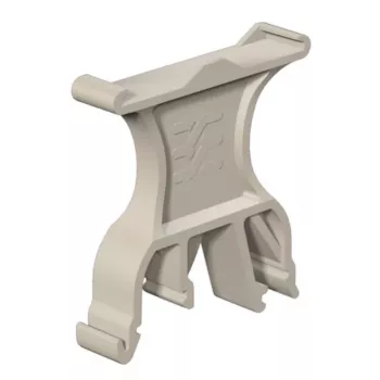 Weidmüller ZB 9.5mm grey DIN rail terminal marker, pack of 20, unprinted