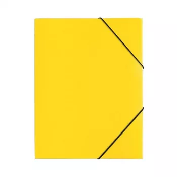 PAGNA PP 12 Presentation Folder A4 Polypropylene Yellow Landscape Press Stud Closure