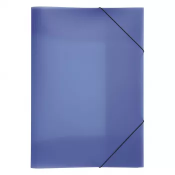 Pagna 21638-07 A3 Polypropylene Document Folder Blue Elastic Band 5-Pack