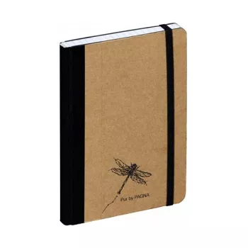 Pagna Universal Notebook A6 Squared 192 Sheets Black/Brown