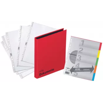 PAGNA Ring Binder 2-Ring Red A4