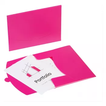PAGNA Document Wallet A4 Pink Smooth 0.43 mm