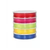 C.E. Pattberg Satin Gift Ribbon Satinised Multicolour 10.0 mm x 5x 3.0 m