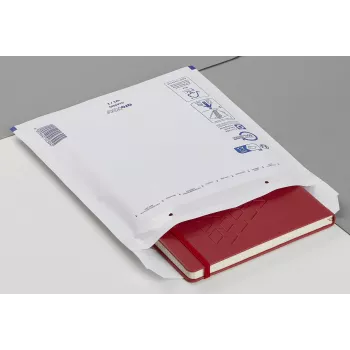 Vereinigte Papierwarenfabriken 100 aroFOL CLASSIC W5/E Padded Mailing Bags for C5, White