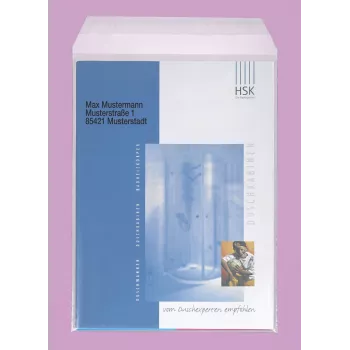 Vereinigte Papierwarenfabriken Poly Mailers DIN C4 No Window Transparent 100 Pieces