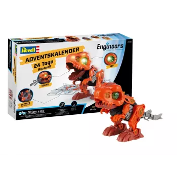 Revell Advent calendar 'Electric T.Rex' with moving parts (01060)