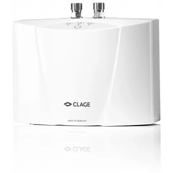 CLAGE MCX 3 Electronic Mini Instantaneous Water Heater, 3.5 kW, 230 V, Horizontal, White