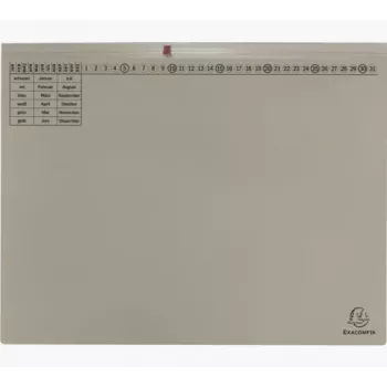 Exacompta 370410B Lever Arch File A4 80 mm Spine Grey Cardboard 320 g/m²